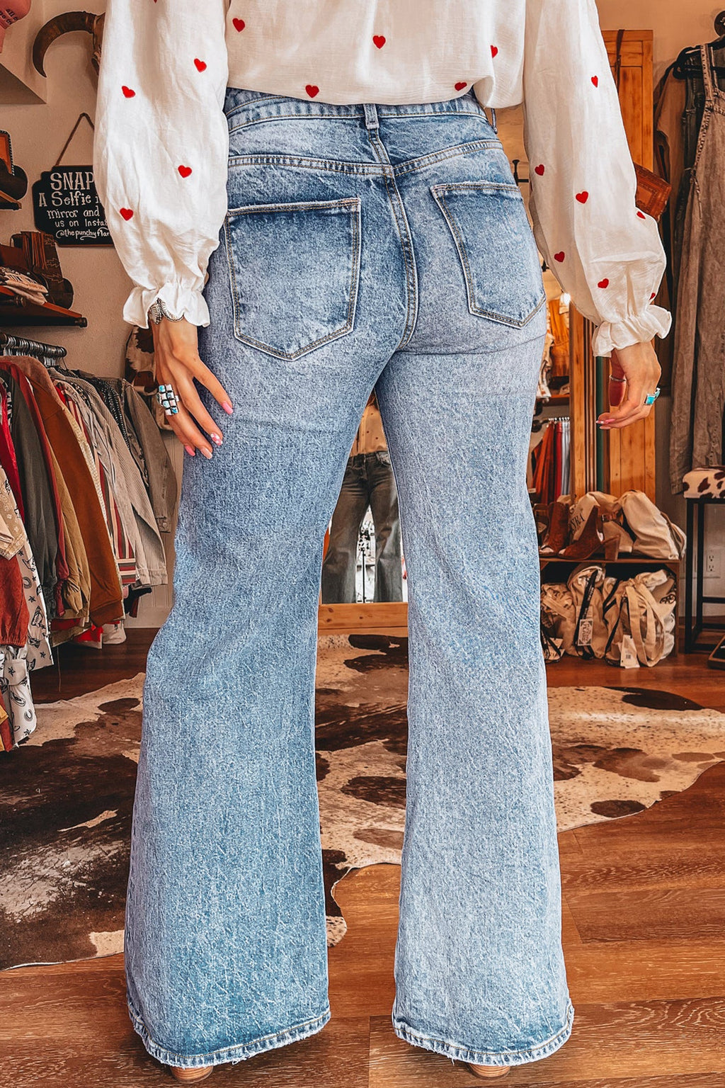 Pantalón Vaquero ¨pata de elefante¨
