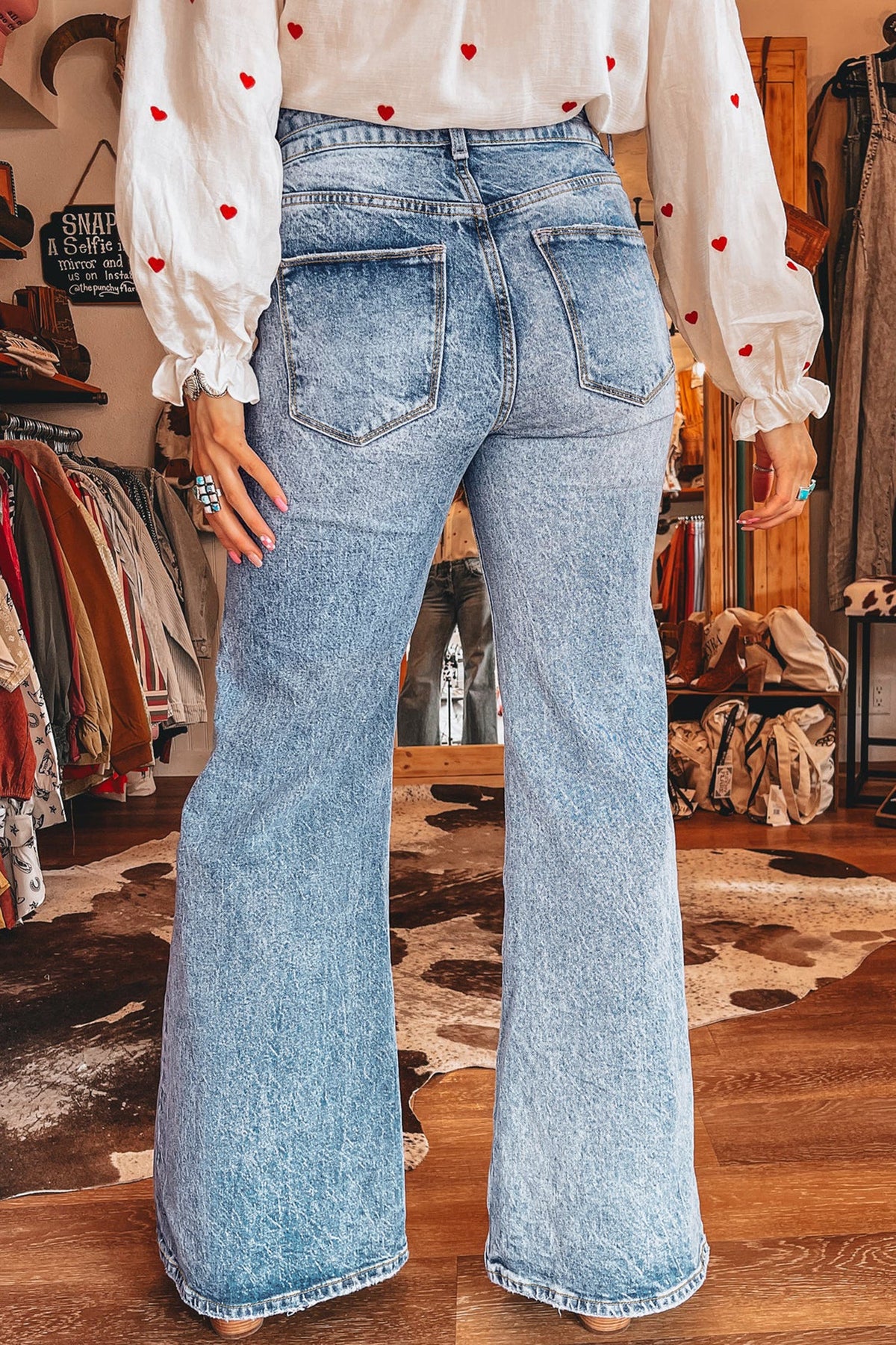 Pantalón Vaquero ¨pata de elefante¨