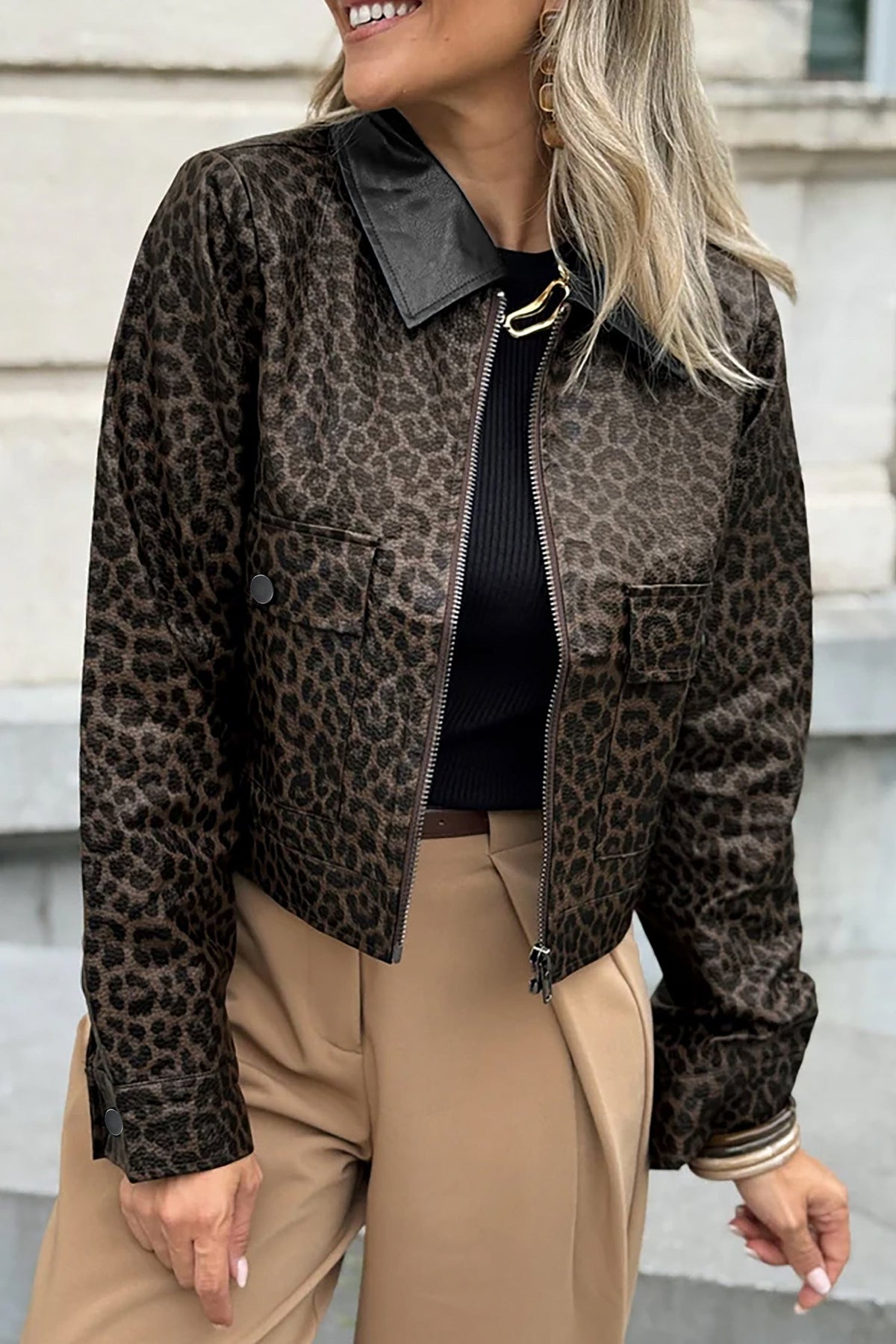 Chaqueta Leopardo