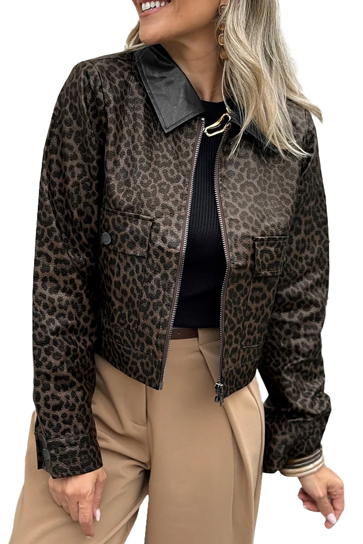 Chaqueta Leopardo