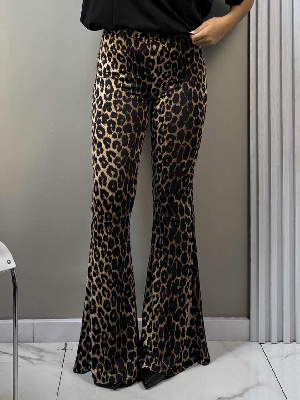 leggins leopardato