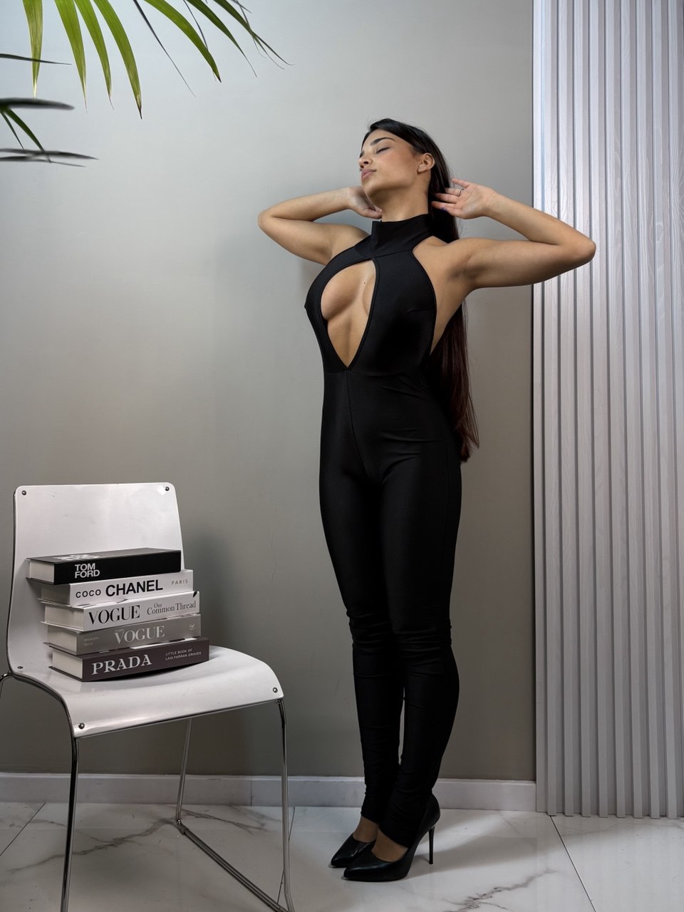 jumpsuit violet