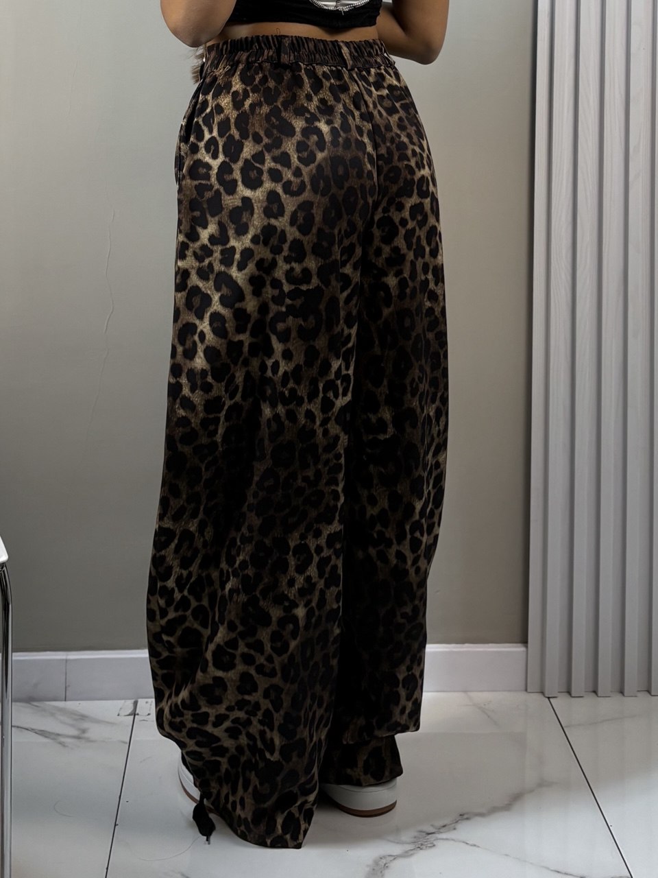 pantalone leopard